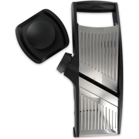 Mandoline professionnelle avec protège main en acier inoxydable Fackelmann Handmade Tradition (1/5)