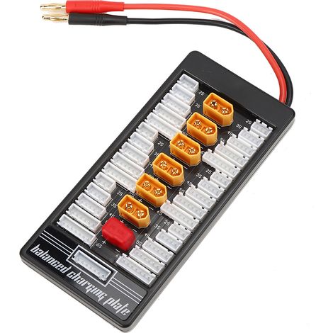 Carte de charge parallèle XT60 4.0 avec fiches bananes, carte de charge pour batterie RC, carte Para noire (1/5)