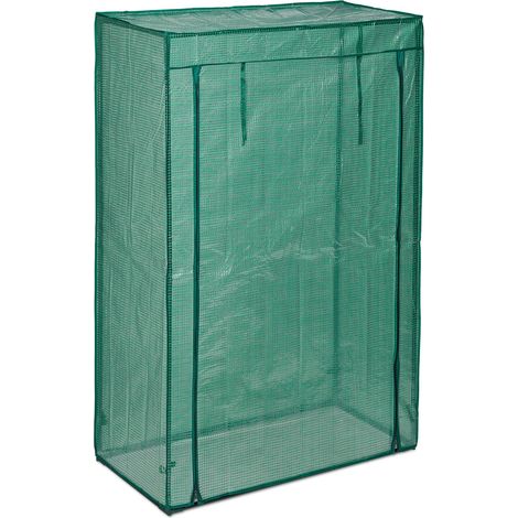 Serra per pomodori compatta giardino balcone 150 x 100 x 50 cm montaggio facile design pratico in acciaio verde 130008888