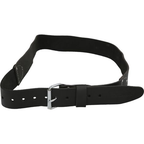 Gürtel mit Verstärkungen für Werkzeugtasche oder Holster aus schwarzem Leder (1/5)
