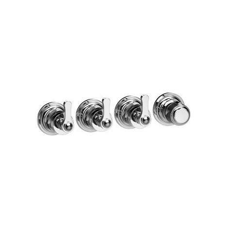 Gessi Venti20 Set de finition thermostatique, 3 voies, montage