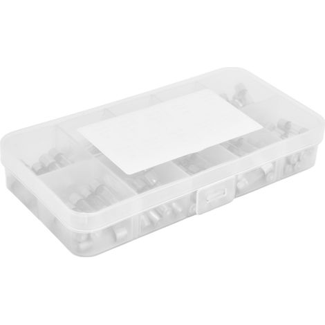 Packung mit 100 flinken Glassicherungen 0,2 A, 0,5 A, 1 A, 2 A, 3 A, 5 A, 8 A, 10 A, 15 A, 20 A für elektronischen Schutz (1/5)