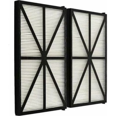 Lot de 2 Panneaux Filtres pour Robot Tiger Shark - RCX70101PAK2 - Noir
