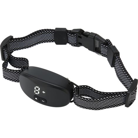 Collier anti-aboiements pour chien, rechargeable et automatique, avec 3 modes de sécurité. Convient aux chiens de petite, moyenne et grande taille. Idéal pour le dressage. (1/5)