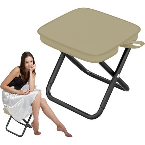 Tabouret Pliable, Tabouret Portable Petit Tabouret Pliable - (1/5)