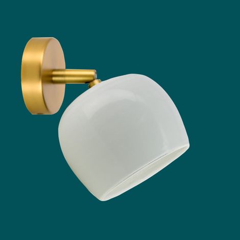 Applique Articulée Marcel Céramique Blanc (1/2)