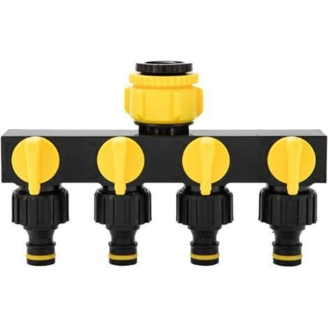 ALLIANDISDistributeur 4 voies, raccords de tuyau d'arrosage 3/4\ (1/5)