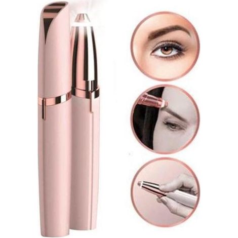 Épilateur, tondeuse pour sourcils/poils du visage/poils du nez/maillot rose-AquaForge (1/5)