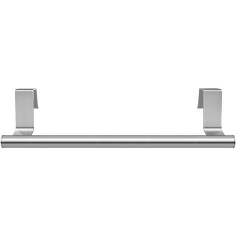 pezzo 36 cm senza foratura portasciugamani, scaffale portaoggetti, barra portasciugamani in acciaio inox, portasciugamani da cucina sospeso, scaffale portaoggetti, per bagno, cucina, (1/2)