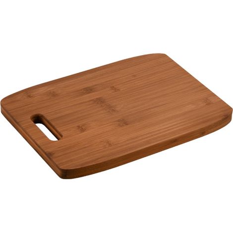 Dunkles Bambusbrett mit Griff