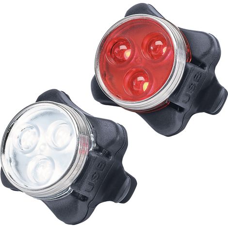Draper 36974 Rechargeable LED Bicycle Light Set for Enhanced Visibility and Safety (1/5)