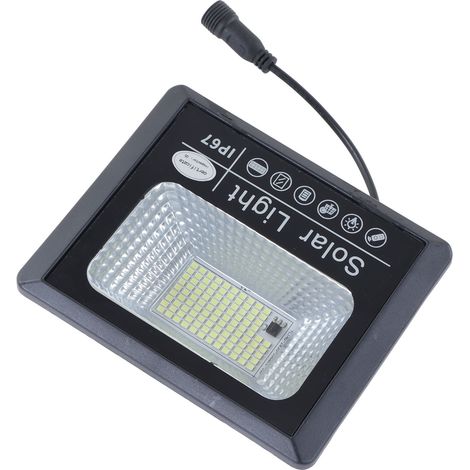 Lampe solaire 30W avec télécommande, détecteur de mouvement et minuterie pour l'extérieur (1/5)