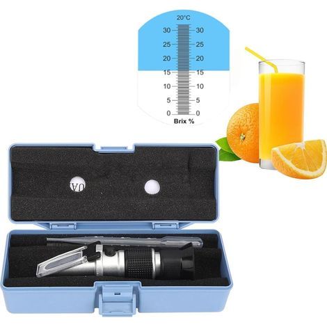 manuelles Refraktometer 0-90% Brix, ATC-Funktion 10-30°C, für Honig, Sirup und Melasse (1/5)