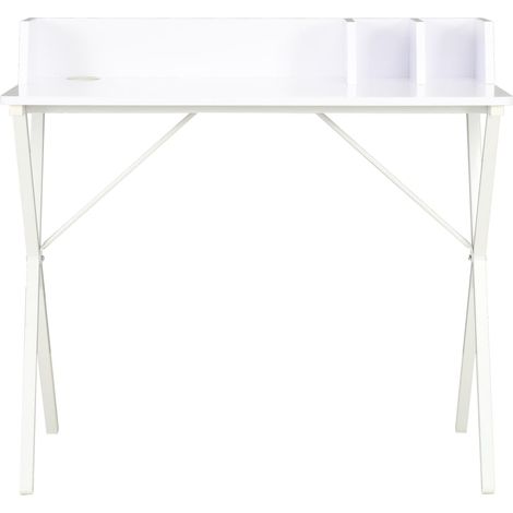 Maison Exclusive - Bureau Blanc 80x50x84 cm