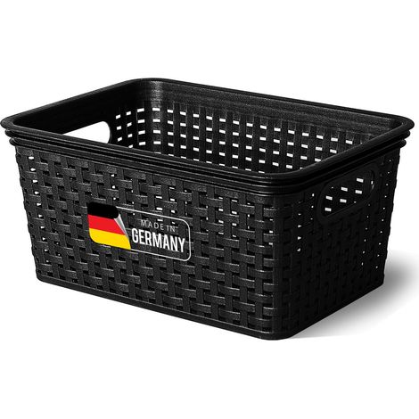Novaliv Aufbewahrungsbox 1x Aufbewahrungskorb Rattan (1/5)