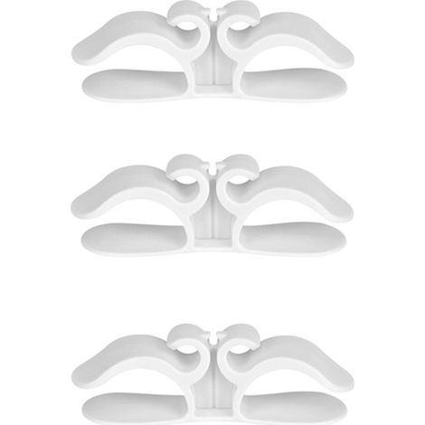 Organizador de cables de cocina, 9,6 x 3 cm, pequeño enrollador de cables multifuncional para electrodomésticos de cocina, blanco, 3 unidades. (1/5)