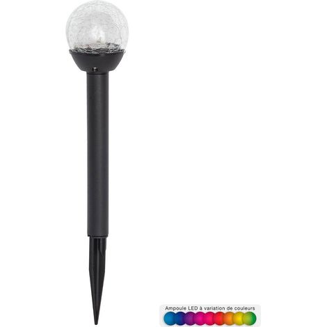 Faro solare piantabile Carry nero H32cm - Atmosphera créateur d'intérieur (1/5)