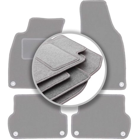 Alfombrillas grises para Audi A4 B7 sedán, familiar, avant (2001-2004) (1/4)
