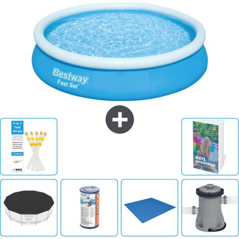 Bestway Piscina Bestway Fast Set Rotonda - 366x76 cm - 7-pezzi  S167