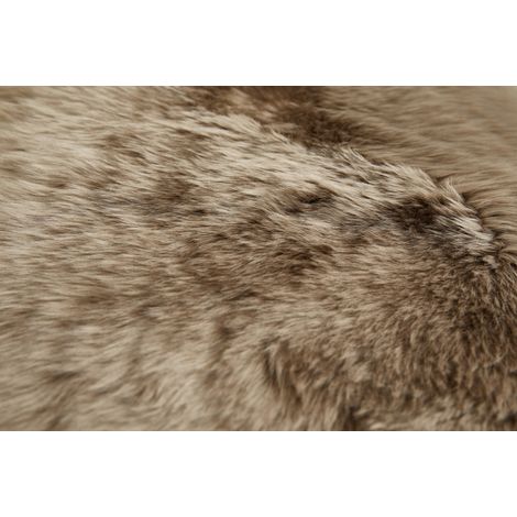 Teppich Schaffell 85 x 60 cm dark oak Vorleger