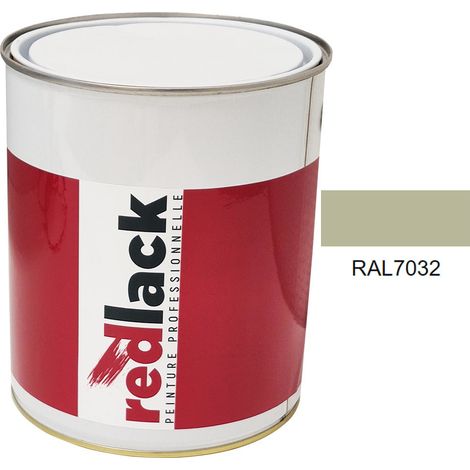 Barattolo da 3L di vernice – RAL 7032 – Grigio selce – opaca – multisupporto – Redlack