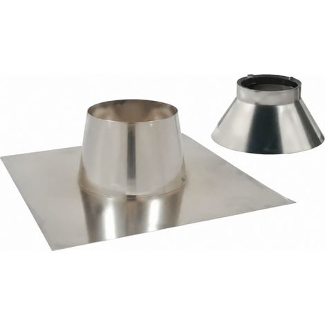 Solin 0° bis 10° für Doppelwand OPSINOX - 125/180