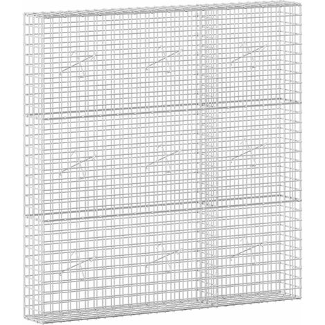 Gabion avec Fil de 3,5 mm et Maille de 5 x 5 cm 150 x 20 x 150 cm - vidaXL (1/5)