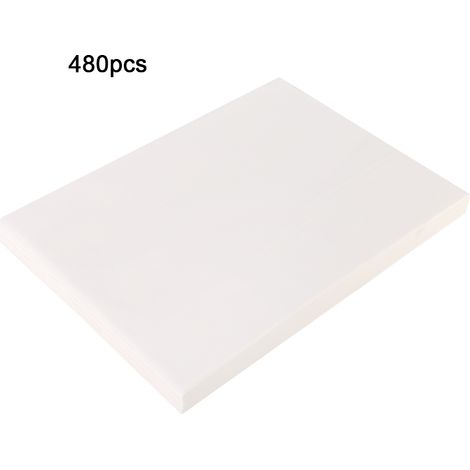 480 feuilles de papier absorbant jetable de qualité alimentaire pour gâteaux, pain, barbecue et autres ustensiles de cuisson, 23 x 33 cm (1/5)
