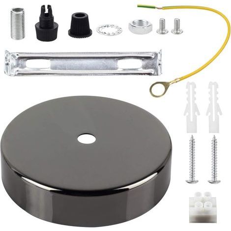 Accessoire de câble de suspension pour plafonnier Flex Cleat pour luminaires 100mm le noir (1/5)