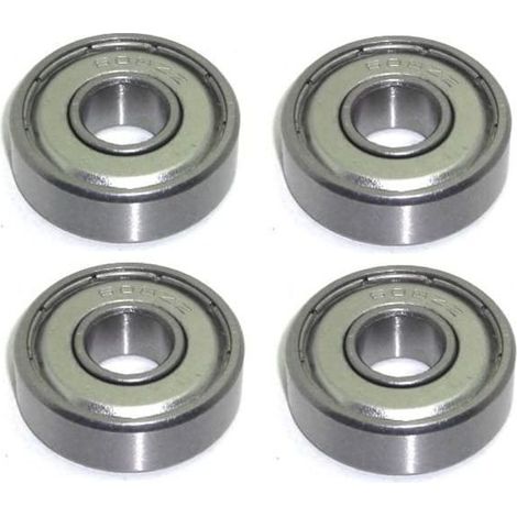 12x Kugellager 8x22x7 mm - 608 ZZ metallgedichtet Miniatur Rillenkugellager Chromstahl 8mm Welle - rcbay