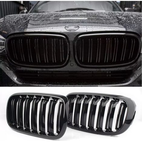 Doppel-Nieren-Kühlergrills für BMW X5/X6 (F15/F85/F16/F86) 2014+ Schwarz Hochglanzlack