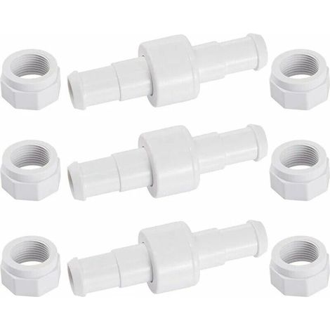 D20 Lot de 3 Raccords Rotatifs pour Tuyau D'arrosage avec 6 Embouts D15 Compatibles avec D20 D15 Robot Nettoyeur Piscine (1/5)