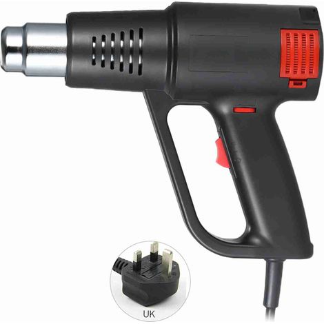 [JAMAIS UTILISÉ]Pistolet à air chaud industriel 2000 W à chauffage rapide, souffleur de chaleur portatif, outil de chauffage électrique à température réglable (1/4)