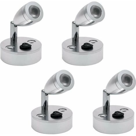 Interior Lighting Spot Light Car LED Light 2pcs-RV Reading Lamp 3000K 180° Rotation for Camper Van Boat Caravan Vehicle Motorhome (1/5)