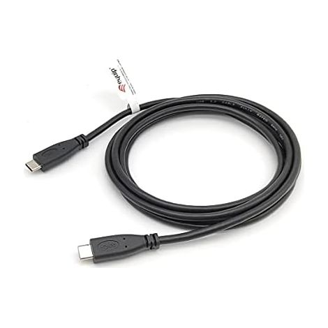 Kabel 2.0 usb-c männlich usb-c männlich 2m übertragung 480mbps farbe schwarz (1/2)