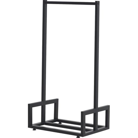 Portalegna 50 x 35 x 95 cm nero 030010491