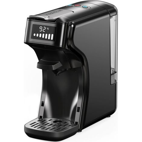 Cafetière électrique 6-en-1 Extraction thermostatique 92°C 20Bar Cold/Hot Brew Mini Espresso Americano 7 options de volume d'eau Compatible avec les capsules Nes/DG/ESE/Kcup Café moulu Thé -Noir (1/5)