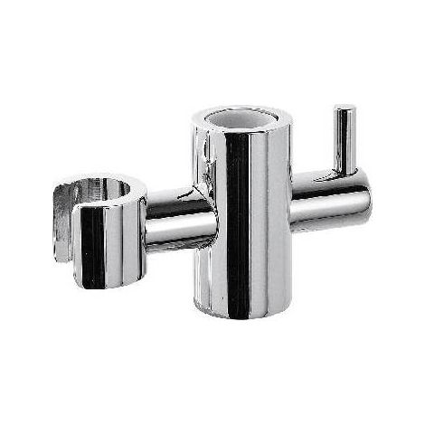 SUPPORTO SCORREVOLE IN ABS CROMATO PER ASTA D. 20 MM Misura: SCORREVOLE SC 208 OTTONE D. 20