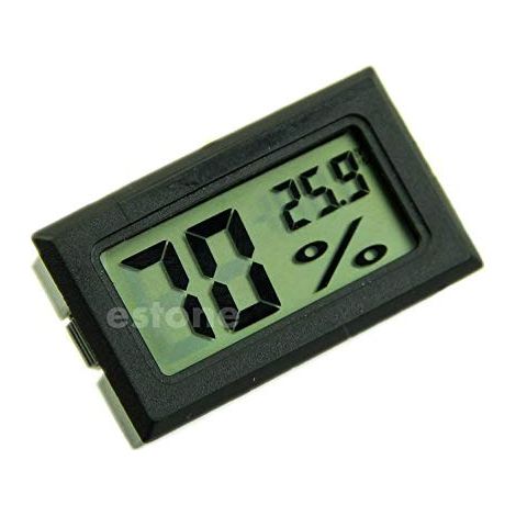 Thermometer, Hygrometer, digitales LCD-Thermometer, Temperatur, Luftfeuchtigkeit 10 %  99 % relative Luftfeuchtigkeit