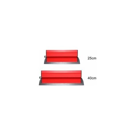 Couteau à enduire 2pcs 25cm + 40cm – Lame en acier inoxydable antiadhésive – Poignée ergonomique – Pour mastic et plâtre (1/4)