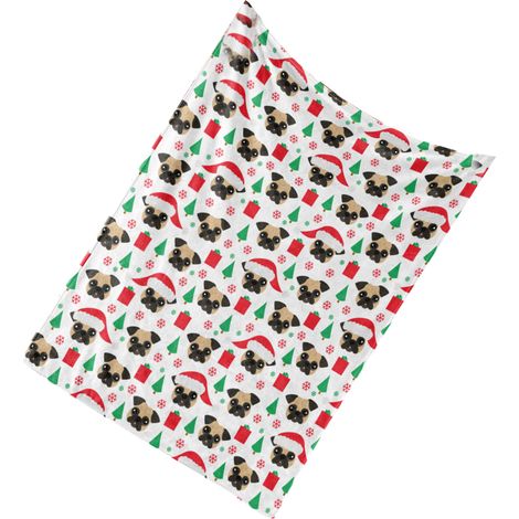 Couverture de Noël à motifs animaux, douce et confortable pour la peau, imprimée, idéale pour le canapé ou le bureau, 80 x 100 cm / 31,5 x 39,4 pouces (1/4)