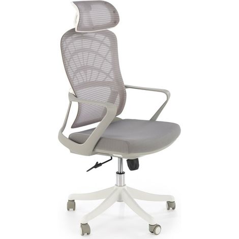 Silla de oficina Houston 1835, Gris, 115x59x68cm, Con reposabrazos, Con ruedas, Mecanismo de la silla: Inclinación (1/5)
