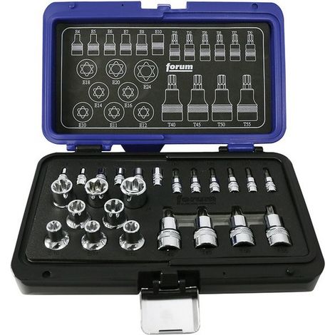 Cacciavite Bit Composizione Di 1/4 '' E 1/2 '' Vite Torx® Femmina Levigato