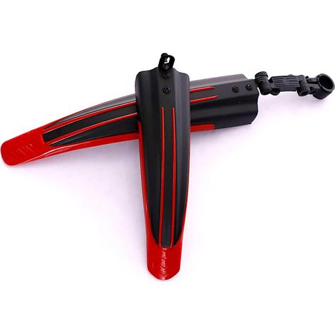 Red Mudguard Kit for Road Bikes and Mountain Bikes (1/5)