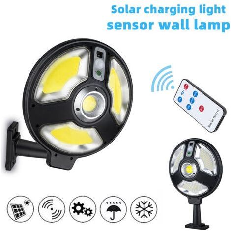 Solar Garden Light Outdoor Decorative Light Outdoor Waterproof Garden Villa Fence Human Body Sensor LED Wall Light (1/5)