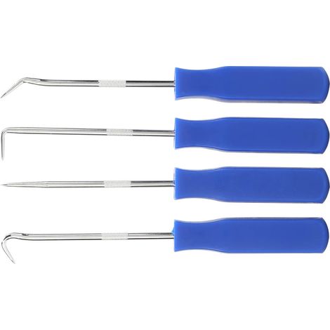 Kit de 4 Extracteurs de Joints d'Étanchéité et Nettoyeurs de Pneus - Outil de Démontage avec Crochet pour Cailloux et Rainures (1/5)
