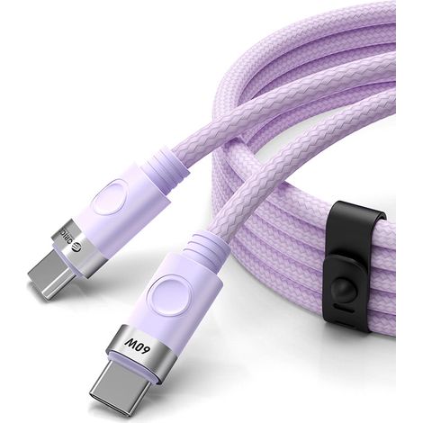 Cavo USB-C Orico CDX 60W 3A Power Delivery - 1 m - Viola (1/5)