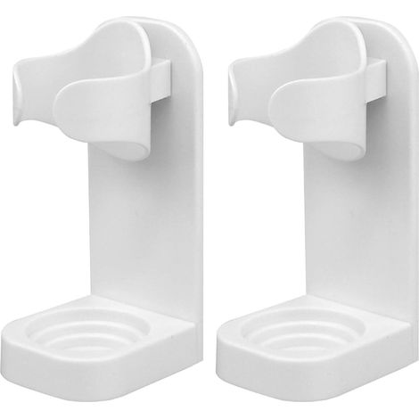 Support pour brosse à dents électrique SECFOU en plastique ABS , 2 pièces , résistant l'eau et fixat