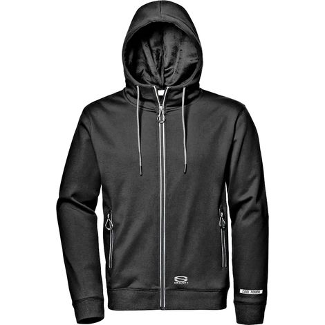 SIR SAFETY SYSTEM BAT Sweat à capuche de travail doublé gris Taille 3XL