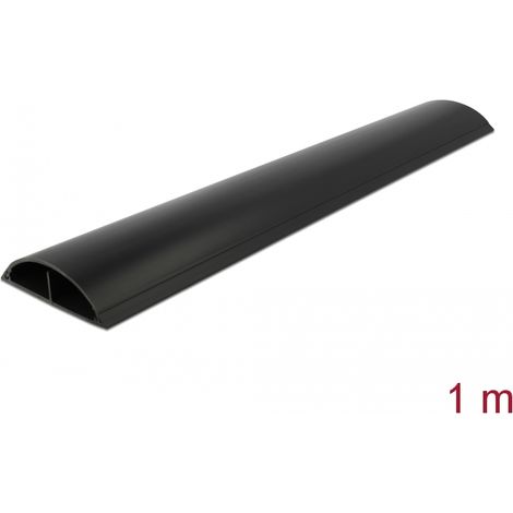Delock Conducto de cables 89 x 21 mm - longitud 1 m negro